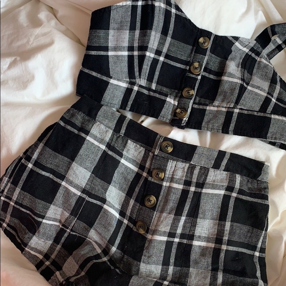 american eagle matching top and bottom set